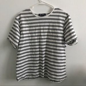 Black And White Striped Shirt